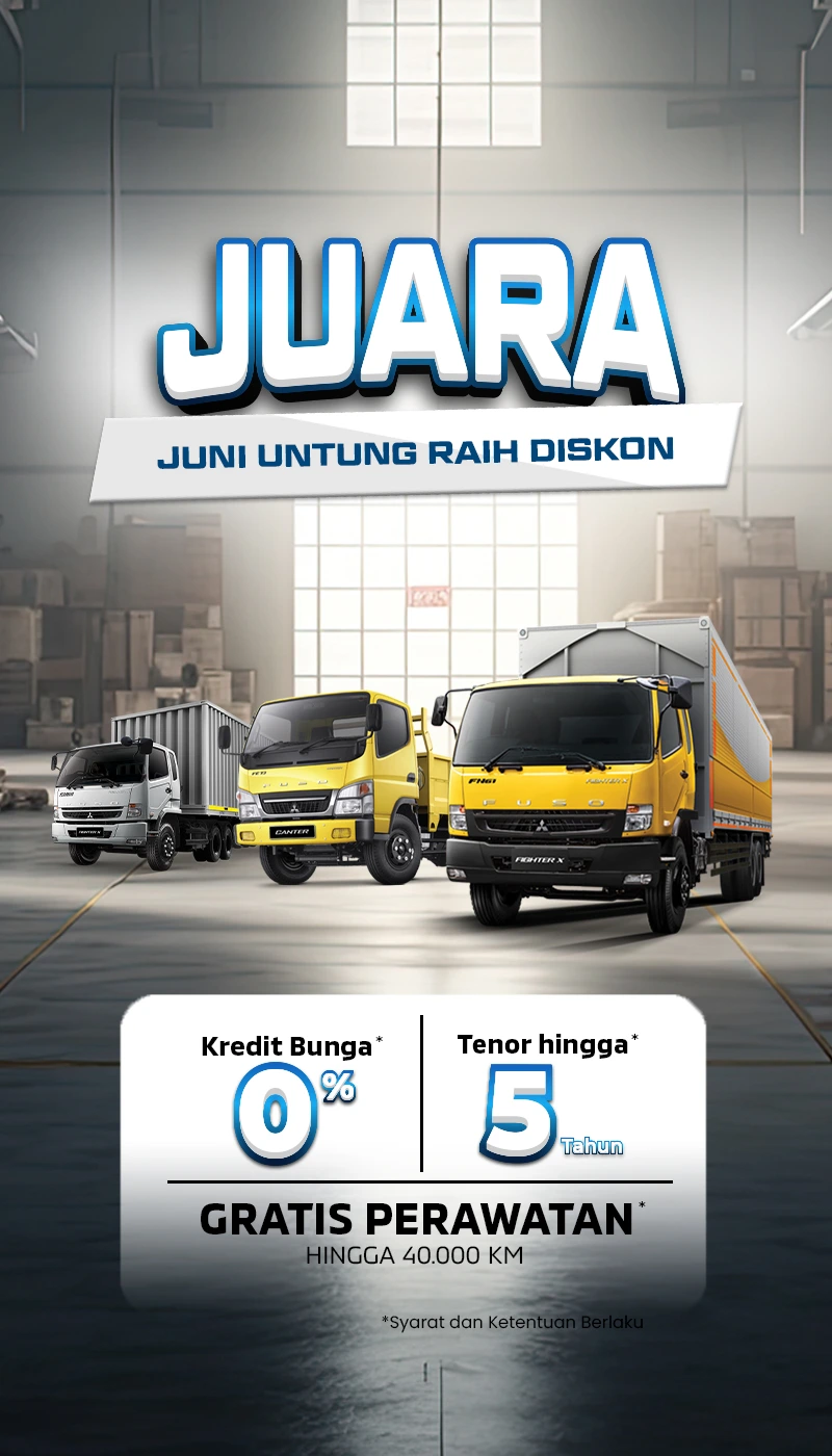 Promo Sardana Terbaru Juni 2026. JUARA! Nikmati harga & promo terbaru Mitsubishi FUSO bersama Sardana