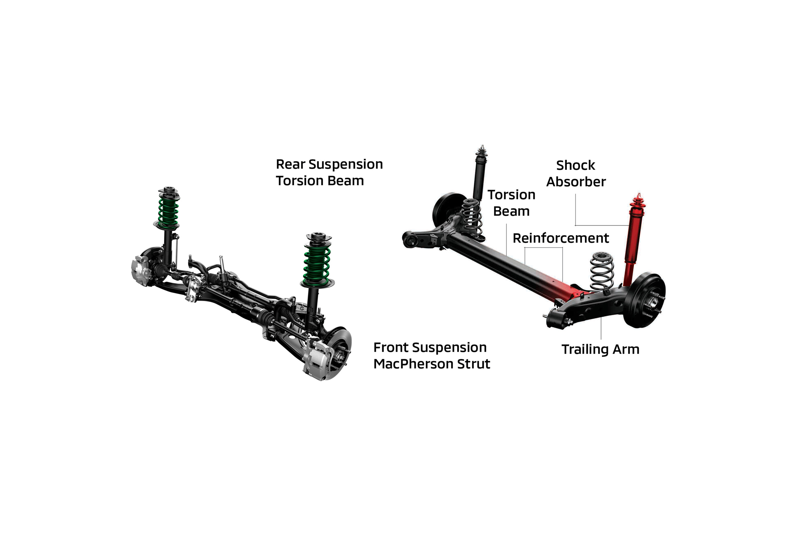 New Xpander Suspensi Disetel Khusus dengan Rebound Spring